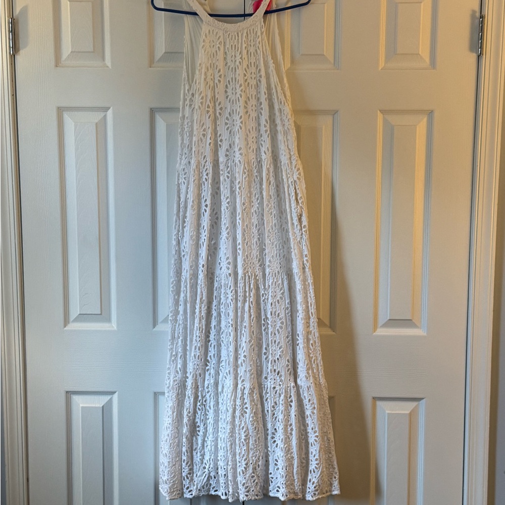 White Lace Maxi Dress